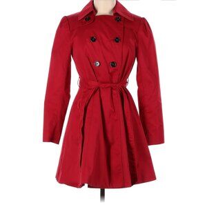 Red Trenchcoat Size 6